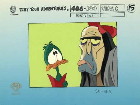 Tiny Toons Color Model Sheet Cel: Plucky Duck Sale