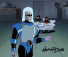 Batman The Animated Series Original Production Cel on Original Background Signed by Kevin Altieri: Mr. Freeze, Batman, Robin Online now