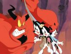 Animaniacs Original Production Cel: Yakko, Wakko, Dot, Satan on Sale