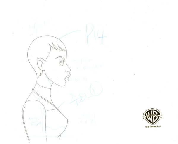 Batman Beyond Original Production Cel with Matching Drawings: Max, Terry, Dana Online now