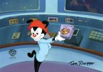 Animaniacs Original Production Cel Signed by Tom Ruegger: Wakko For Discount