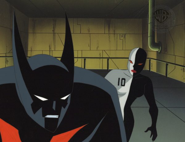 Batman Beyond Original Production Cel with Matching Drawing: Batman and Ten For Cheap