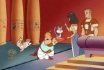 Animaniacs Original Production Cel: Rita, Runt, Cleopatra, Marc Antony For Discount