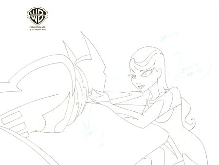 Batman Beyond Original Production Drawing: Batman, Inque Supply