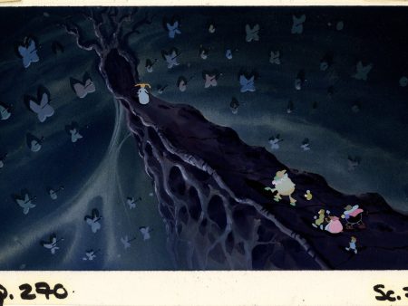 Thumbelina Original Concept Painting: Thumbelina, Grundel, Mr. Mole, Ms. Fieldmouse Cheap