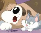 Animaniacs Original Production Cel Signed by Tom Ruegger: Rita, Runt on Sale