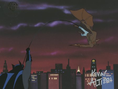 Batman The Animated Series Original Production Cel Signed By Kevin Altieri: Batman, Man-Bat Online