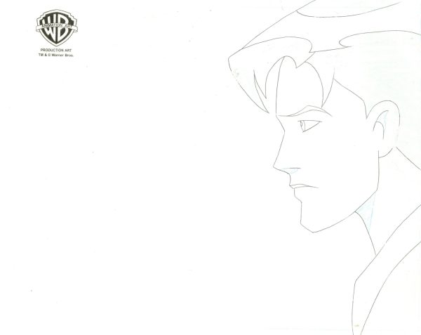 Batman Beyond Original Production Cel with Matching Drawing: Terry McGinnis and Maxine Hot on Sale