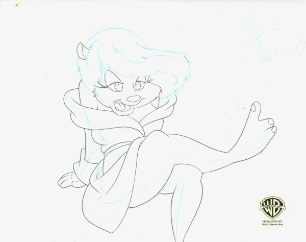 Animaniacs Original Production Drawing: Minerva Mink Online Hot Sale