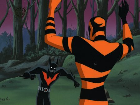 Batman Beyond Original Production Cel with Matching Drawing: Batman, Spellbinder Supply