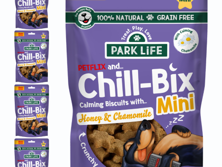 4 PACK Chill-Bix Honey & Chamomile MINI 100g (Small Training Treats) Online Sale