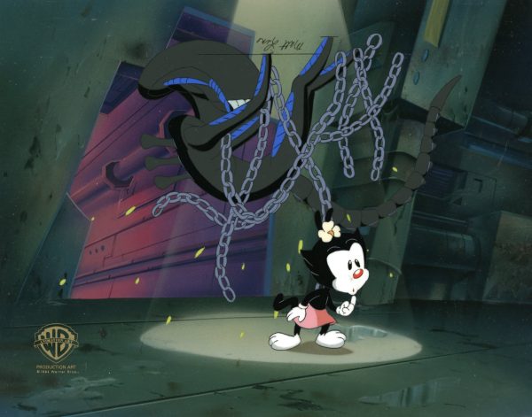 Animaniacs Original Production Cel: Dot, Xenomorph on Sale