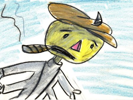 James and the Giant Peach Storyboard Drawing: Mr. Centipede Online