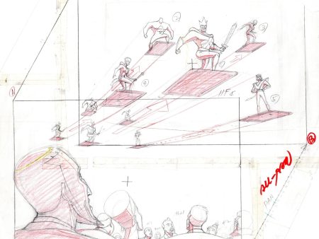 Batman Beyond Original Production Drawing: Royal Flush Gang Online now