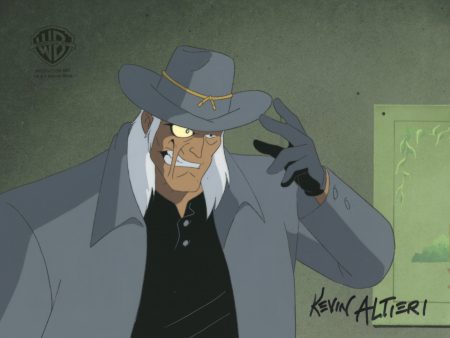 Batman The Animated Series Original Production Cel Signed by Kevin Altieri with Matching Drawing: Jonah Hex Online now