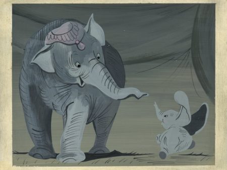 Mary Blair Dumbo Concept Painting: Dumbo and Jumbo Discount