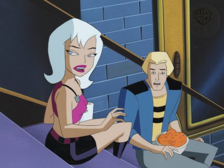 Batman Beyond Original Production Cel with Matching Drawing: Bobbi Sommer  Blade  Online Hot Sale