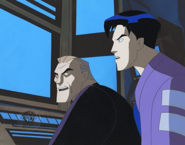 Batman Beyond Original Production Cel with Matching Drawing: Terry, Bruce on Sale