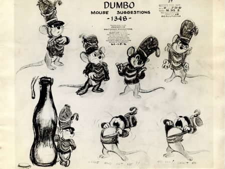 Dumbo Original Production Model Sheet: Timothy Suggestions Online Hot Sale