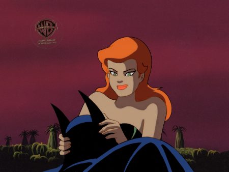 Batman The Animated Series Original Production Cel with Matching Drawing: Poison Ivy, Batman For Discount