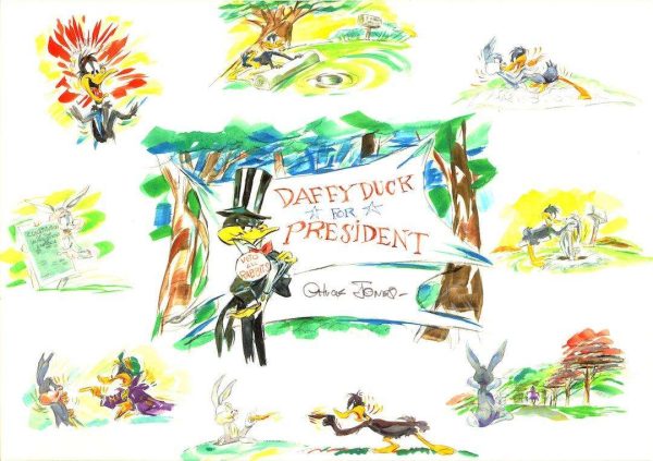 Daffy Duck for President For Sale