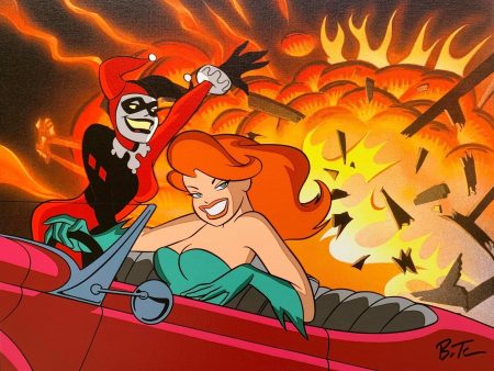 Girls Night Out Limited Edition on Canvas Signed by Bruce Timm (gallery-wrap) Online Hot Sale