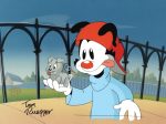 Animaniacs Original Production Cel signed by Tom Ruegger: Wakko Online now