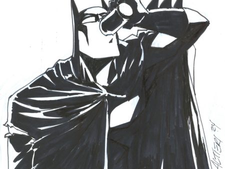 Kevin Altieri Signed Original Drawing: Batman Online Hot Sale