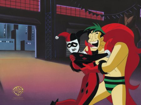 The New Batman Adventures Original Production Cel: Harley, Creeper Hot on Sale