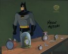 Batman The Animated Series Original Production Cel Signed by Kevin Altieri On Original Background: Batman Online Hot Sale