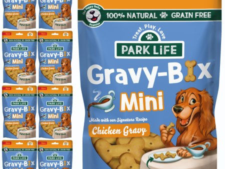 8 Pack Gravy-Bix MINI Chicken 8x100g (Small Training Treat) on Sale