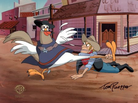 Animaniacs Original Production Cel Signed by Tom Ruegger: Chicken Boo Online Hot Sale