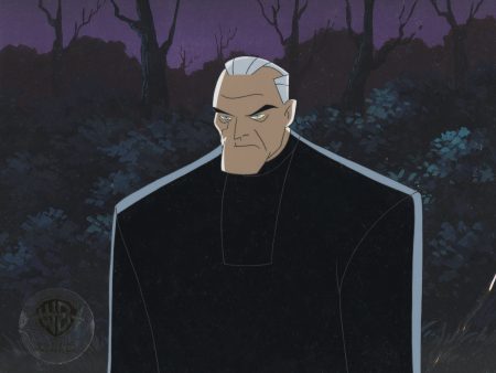 Batman Beyond Original Production Cel on Original Background: Bruce Wayne on Sale