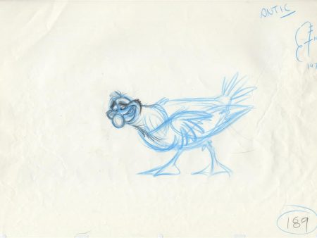 The Little Mermaid Original Production Drawing: Scuttle Online Hot Sale