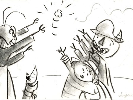 James and the Giant Peach Storyboard Drawing: James, Mr. Grasshopper, Mr. Earthworm, Mr. Centipede Online Hot Sale