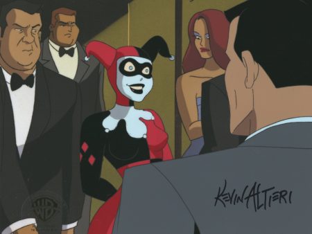 Batman The Animated Series Original Production Cel Signed By Kevin Altieri: Harley, Boxy Bennett For Discount