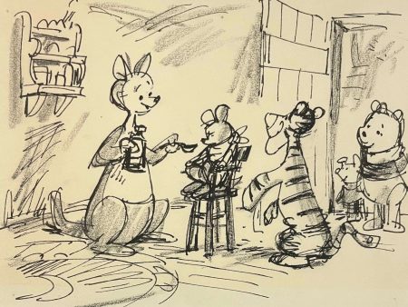 Winnie the Pooh and Tigger Too, Original Storyboard: Kanga, Roo, Tigger, Piglet, Winnie Discount