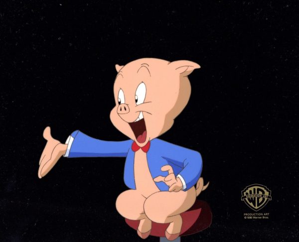 Animaniacs Original Production Cel: Porky Pig Discount