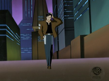 Batman Beyond Original Production Cel on Original Background: Terry McGinnis on Sale