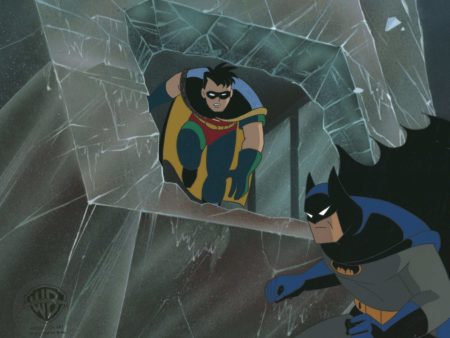 Batman and Mr. Freeze SubZero Original Production Cel: Batman and Robin Online now