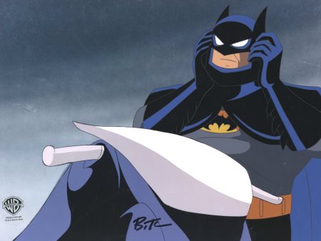 Batman The Animated Series Original Production Cel Signed by Bruce Timm:  Batman Online Sale