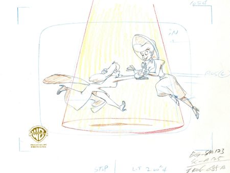 Animaniacs Original Production Drawing: Minerva and Hello Nurse Online now