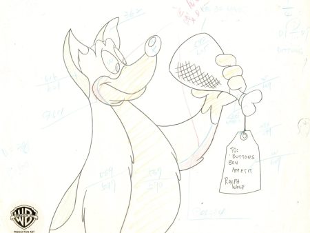 Animaniacs Original Production Drawing: Buttons Sale