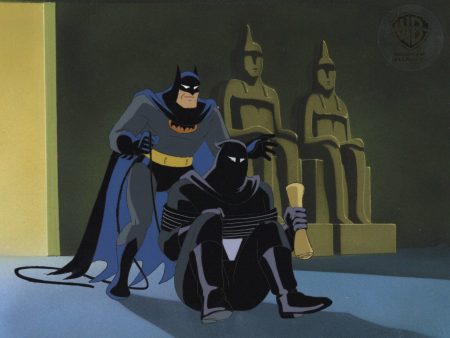 Batman The Animated Series Original Production Cel: Batman and Ubu For Discount