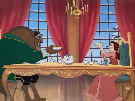 Beauty and the Beast, Breakfast for Two: Limited Edition Hand-Painted Cel For Cheap