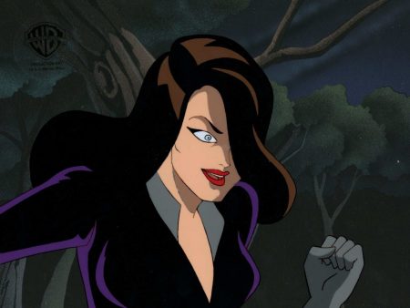 Batman The Animated Series Original Production Cel On Original Background: Talia Al Ghul Supply