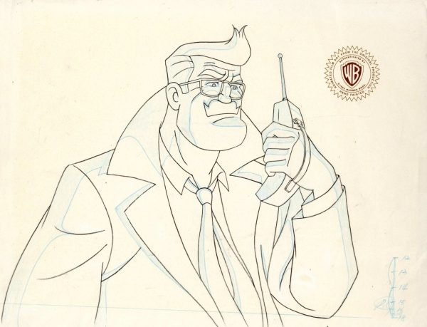 Batman Original Production Drawing: Commissioner Gordon Hot on Sale