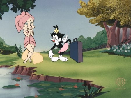 Animaniacs Original Production Cel: Minerva and Dot Sale