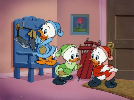 DuckTales Original Production Cel on Original Background Discount