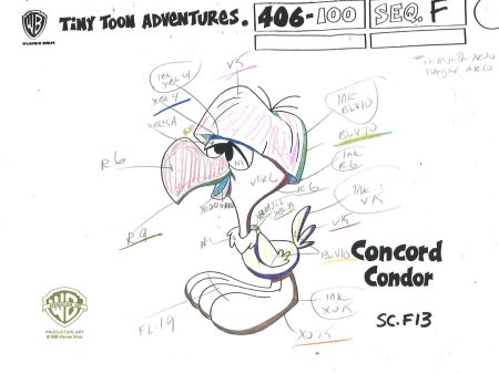 Tiny Toons Original Production Color Call Out: Concord Condor on Sale